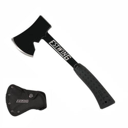ESTWING 14" Black Camper's Axe - Nylon Vinyl Shock Reduction Grip
