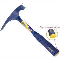 ESTWING BIG BLUE 22oz Brick Hammer Large Face - SHOCK REDUCTION GRIP