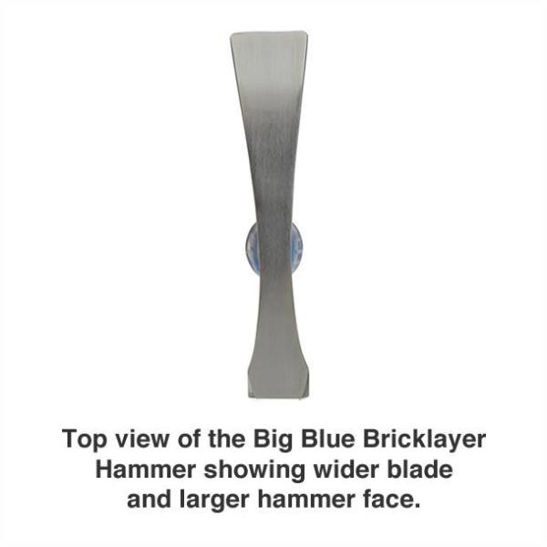 ESTWING BIG FACE 22oz Brick Hammer, Long Handle - SHOCK REDUCTION GRIP