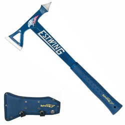 ESTWING BLACK EAGLE Blue Tomahawk - Blue Nylon Vinyl Shock Reduction Grip