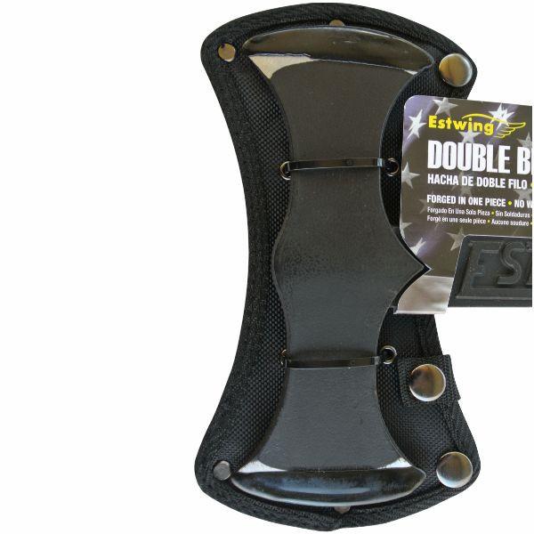 Estwing BLACK EAGLE Double Bit Axe - Nylon Vinyl Shock Reduction Grip