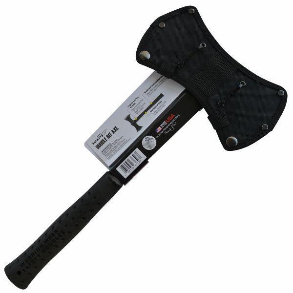 Estwing BLACK EAGLE Double Bit Axe - Nylon Vinyl Shock Reduction Grip