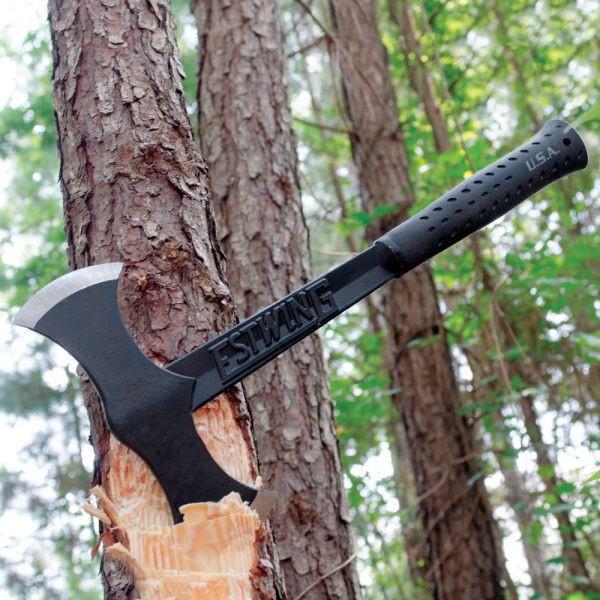 Estwing BLACK EAGLE Double Bit Axe - Nylon Vinyl Shock Reduction Grip