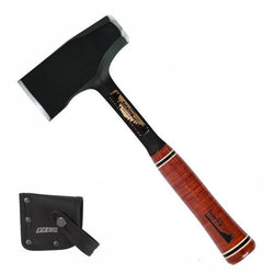 ESTWING Special Edition FIRESIDE FRIEND Splitting Tool with Sheath - Leather Grip