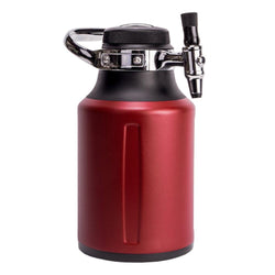 GROWLERWERKS UKEG GO 64 Carbonated Insulated Growler - Chilli Red
