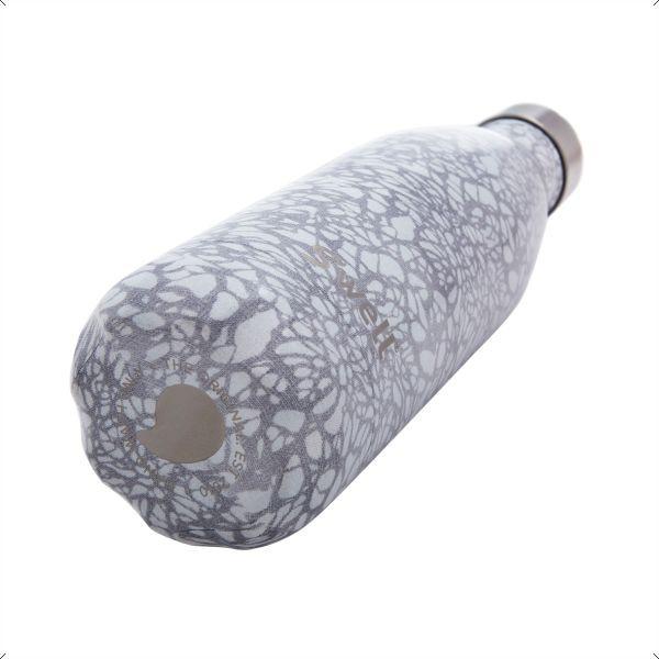 S'Well | Insulated Bottle MONOCHROME Collection 500ml - White Lace