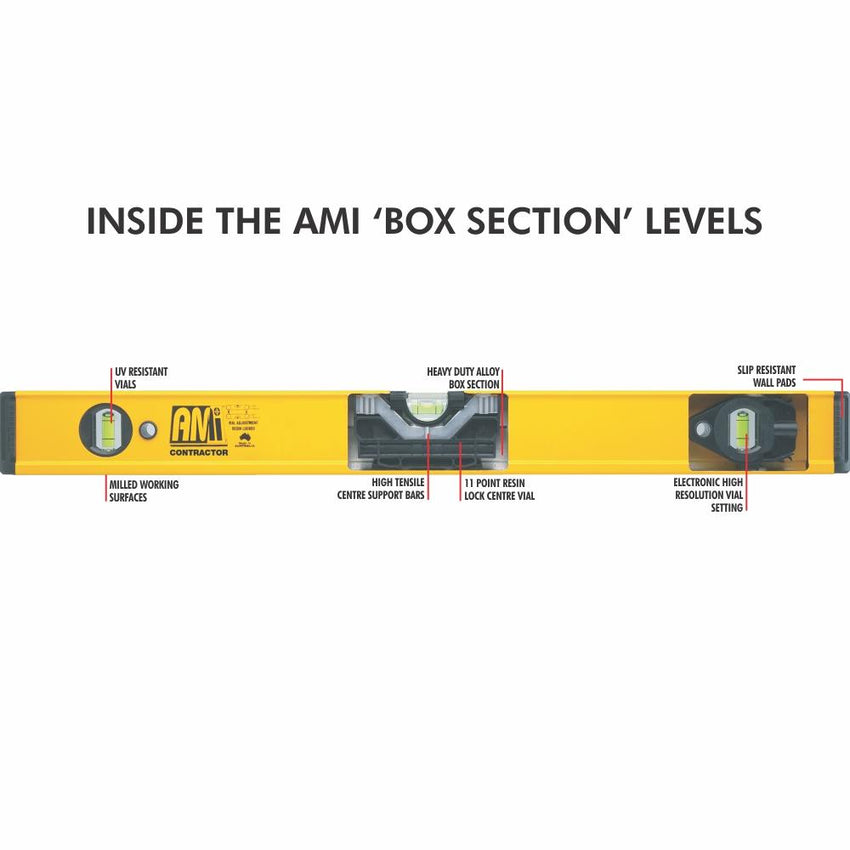 AMI Professional Contractors Spirit Level - Heavy Duty