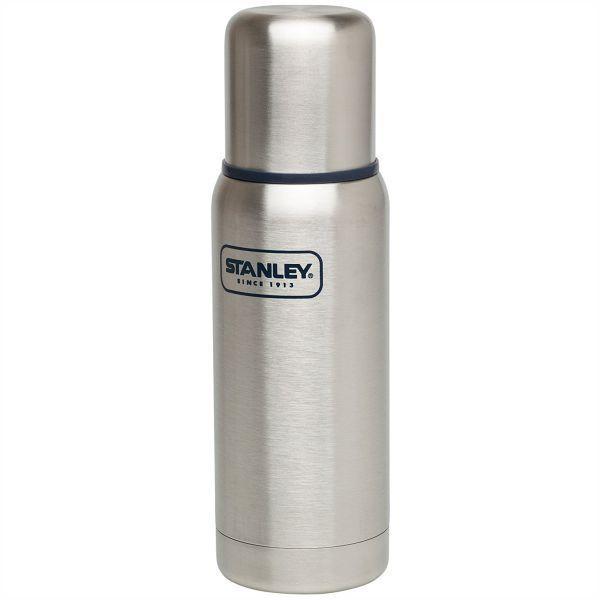 STANLEY ADVENTURE 750ml Insulated Vacuum Bottle - Brushed Stainless Steel