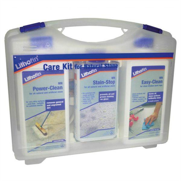 LITHOFIN MN Care Kit BE for benchtops - Easy-Clean, Stain-Stop, Power-Clean