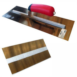 MARCO PRO German Premium Finishing Trowel Golden Stainless - Soft Rubber Handle **CLEARANCE**