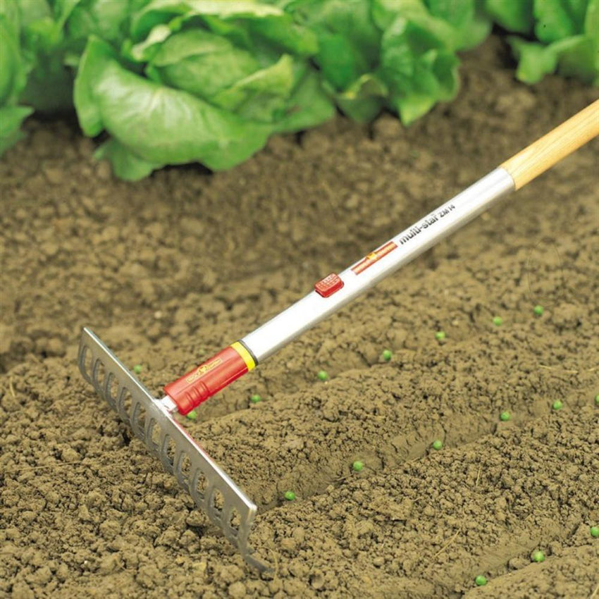 WOLF GARTEN Multi-Change Soil Rake - 30cm - Head Only