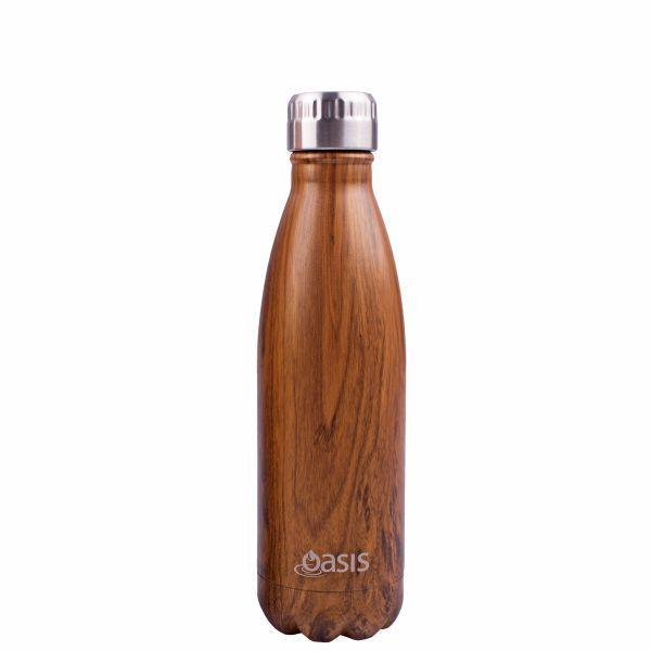 Oasis | Stainless Insulated Drink Bottle 500ml - Teak
