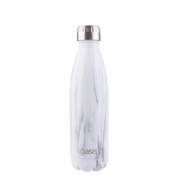 OASIS Drink Bottle 500ml Stainless Insulated - Marble