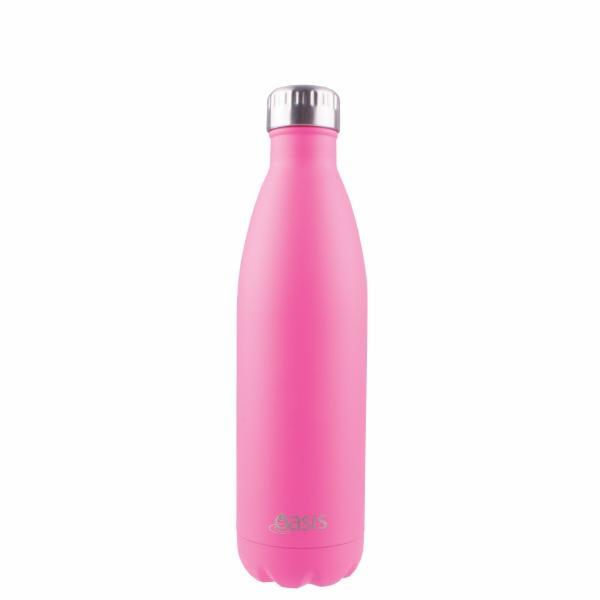 OASIS Drink Bottle 500ml Stainless Insulated - Matte Pink **CLEARANCE*