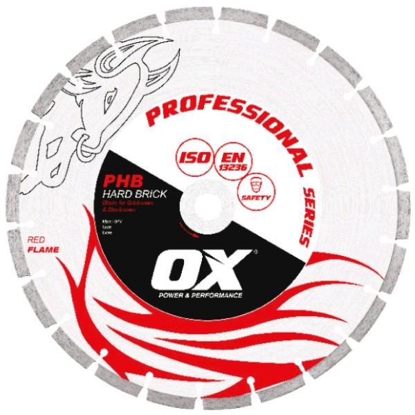 OX Pro PHB Hard Brick Segmented Diamond Blade - Brick Saw