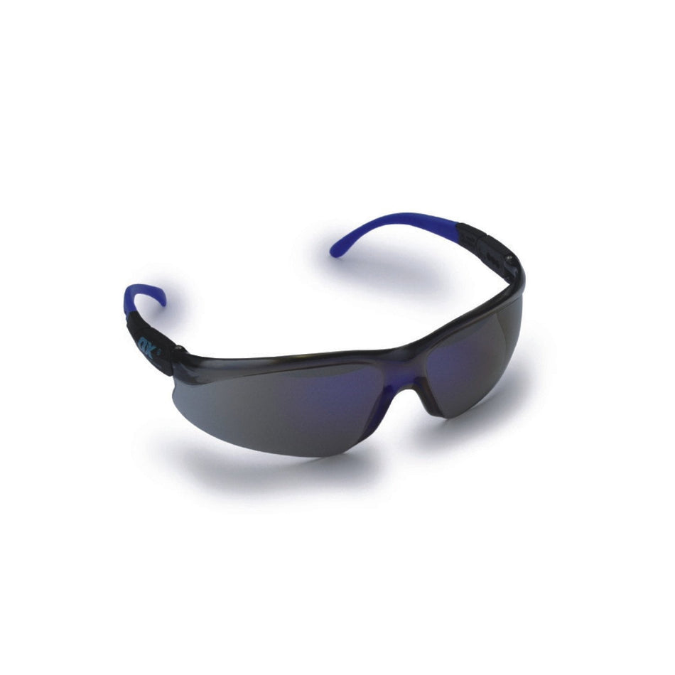 OX Safety Specs - Blue Mirror Lens