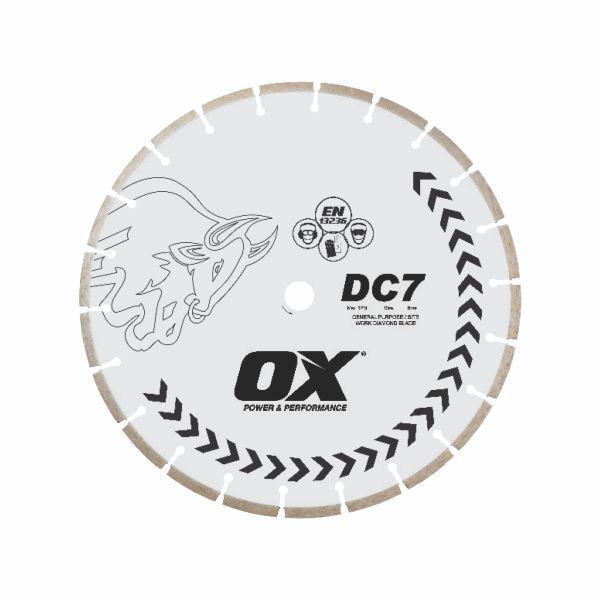 OX Standard DC7 Concrete General Purpose Segmented Diamond Blade - 5"/