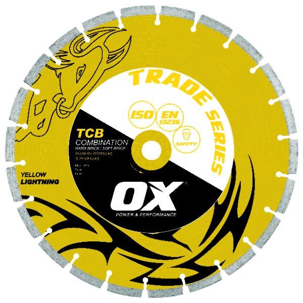 OX Trade TCB 50/50 Combination Segmented Diamond Blade - Brick Saw