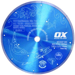 OX BARRACUDA UCT Continuous Tiling Rim Diamond Blade