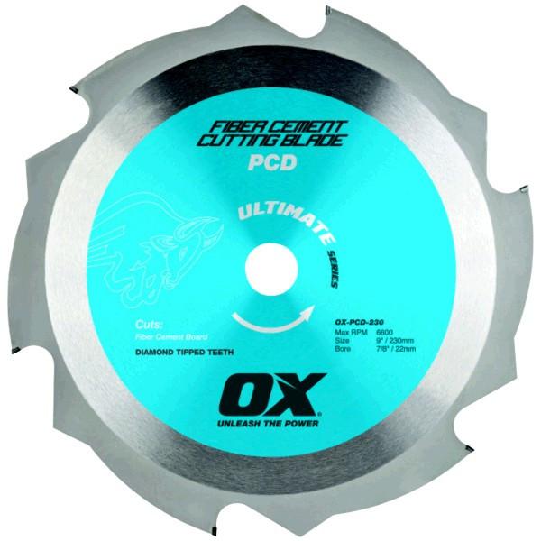 OX Ultimate PCD Fibre Cement Blade