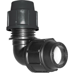 PLASSON Metric Compression Fitting - 90 Deg. Elbow 25-25mm