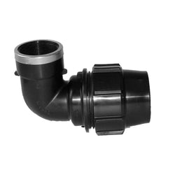 PLASSON Metric Compression Fitting - 90 Deg. Elbow Female 25mm-3/4" BSP