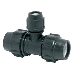 PLASSON Metric Compression Fitting - Reducing TEE 50-25-50mm