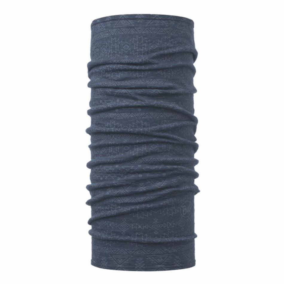 BUFF® LW Merino Wool Tubular Neckwear - Patterned Edgy Denim