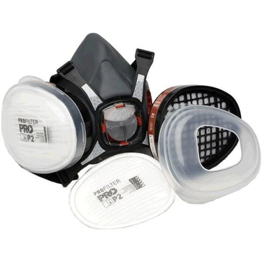 Pro P2 Half Mask Respirator Tradie & Painters Kit