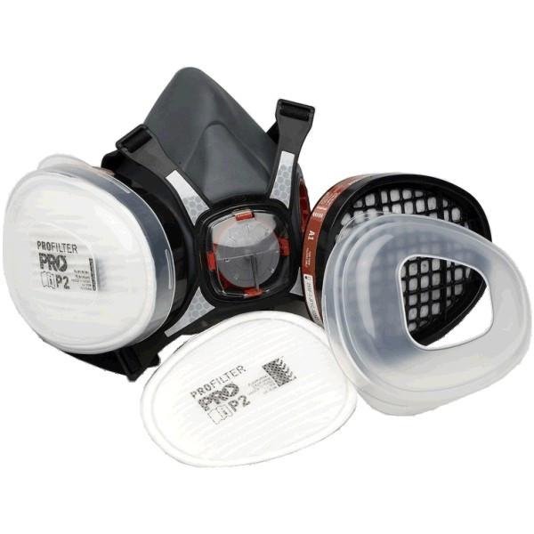 Pro P2 Half Mask Respirator Tradie & Painters Kit HMA1P2