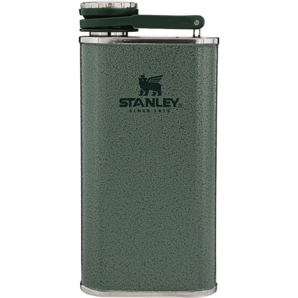 STANLEY CLASSIC Easy-Fill Wide Mouth Hip Flask - Hammertone Green