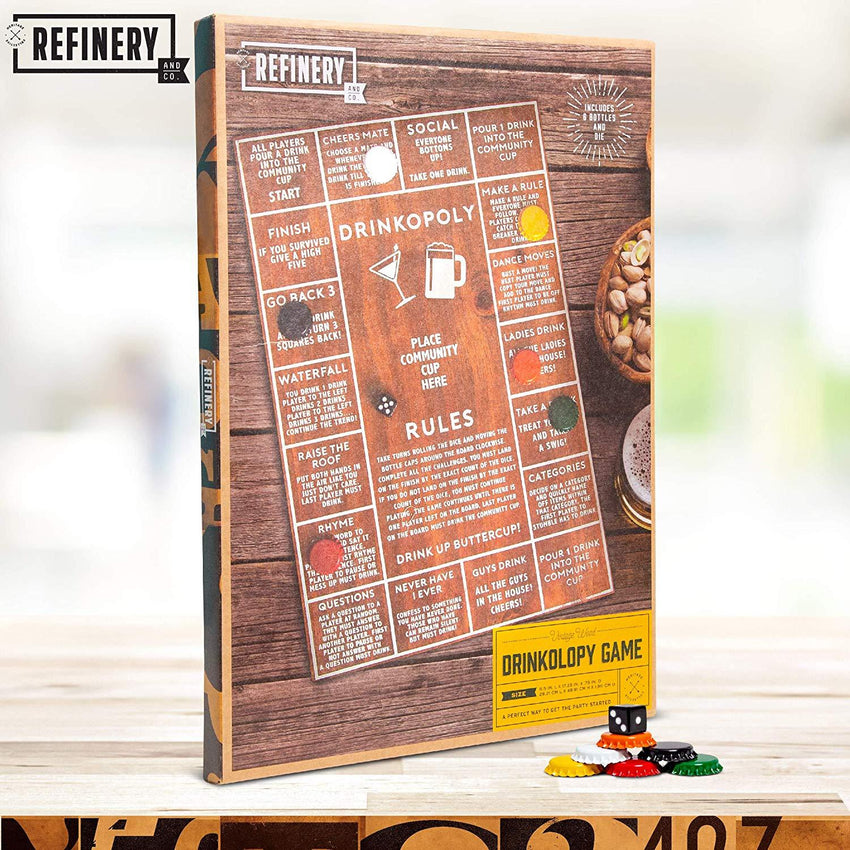 REFINERY & Co Drinkopoly Board Game