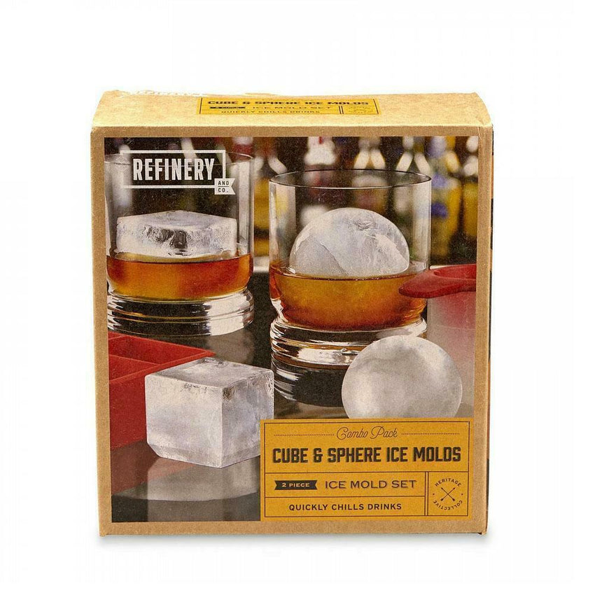 REFINERY & Co Ice Molds - Cubes & Spheres