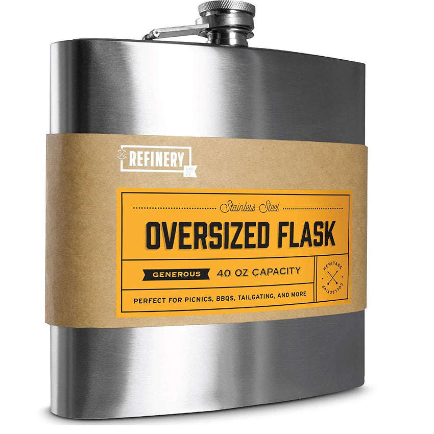 REFINERY & Co Jumbo Stainless Steel Flask