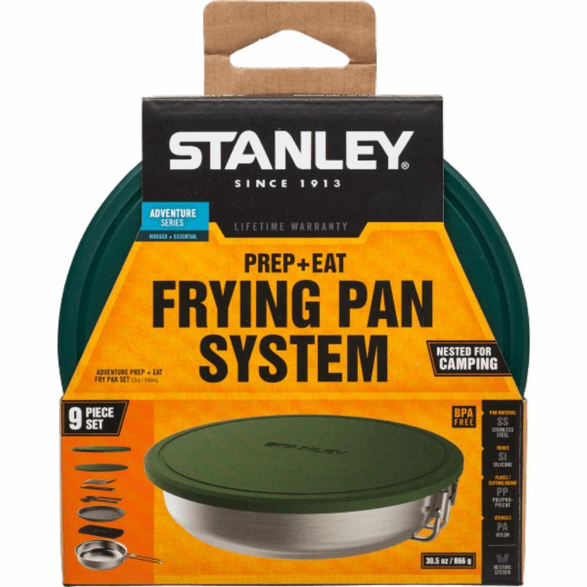 STANLEY ADVENTURE Prep & Eat Fry Pan Set - Brushed Stainless Steel