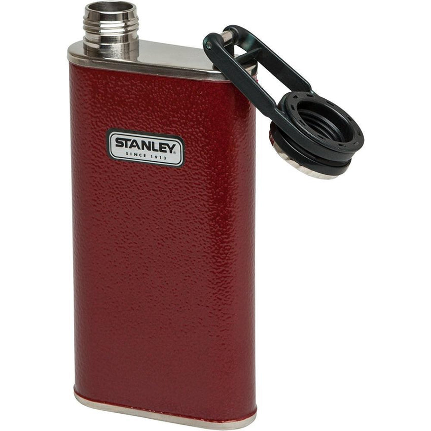 STANLEY CLASSIC Easy-Fill Wide Mouth Hip Flask 236ml - Classic Red