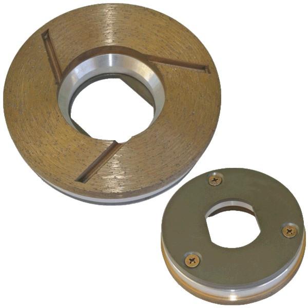 STONEX Bronze Diamond Edge Cup Wheel - Magnetic - 100mm Diameter