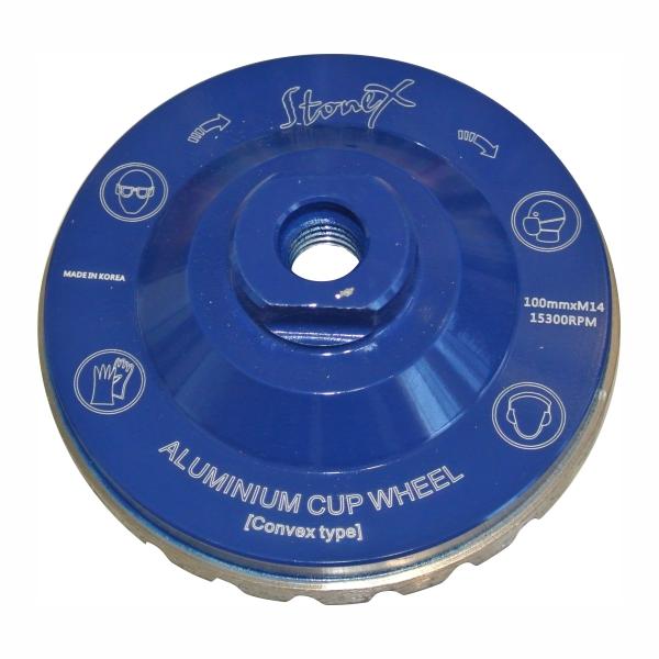 STONEX Convex Professional Cup Wheel - Course 30 grit 100mm Dia.