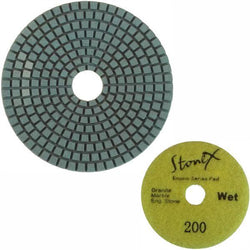STONEX Dark Face Flexible Wet Polishing Pad - Econo Series - 100mm / 4" **CLEARANCE**