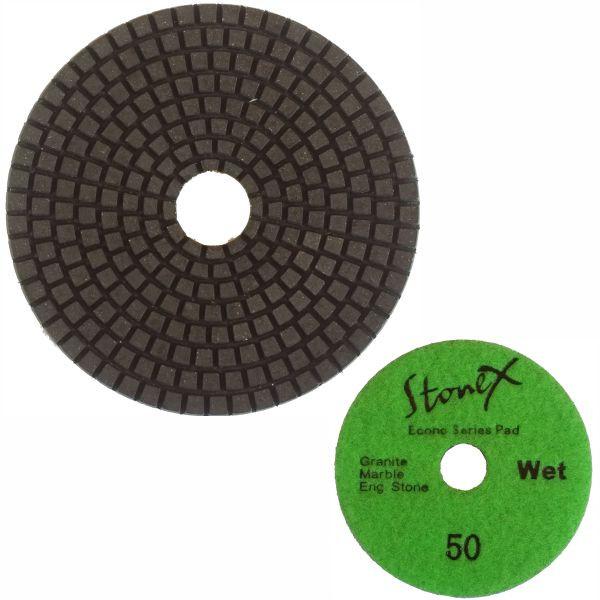 STONEX Dark Face Flexible Wet Polishing Pad - Econo Series - 100mm / 4