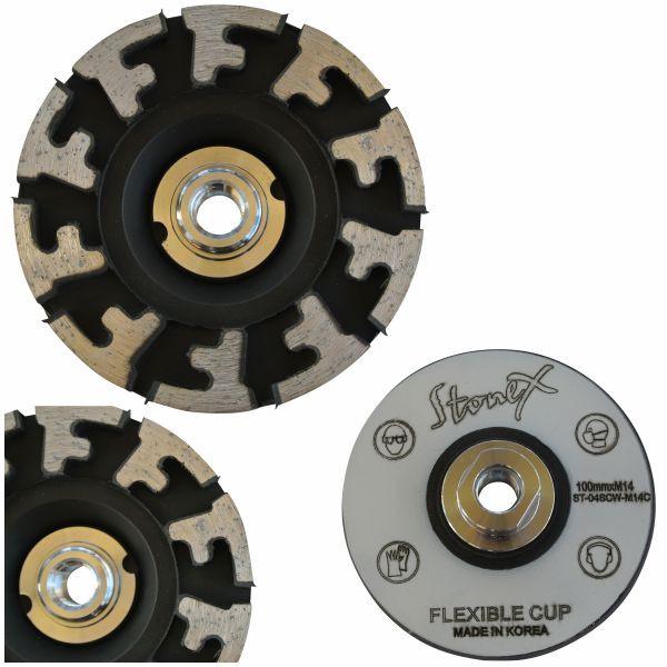 STONEX F Segment Flexible Silent Diamond Cup Wheel **CLEARANCE**