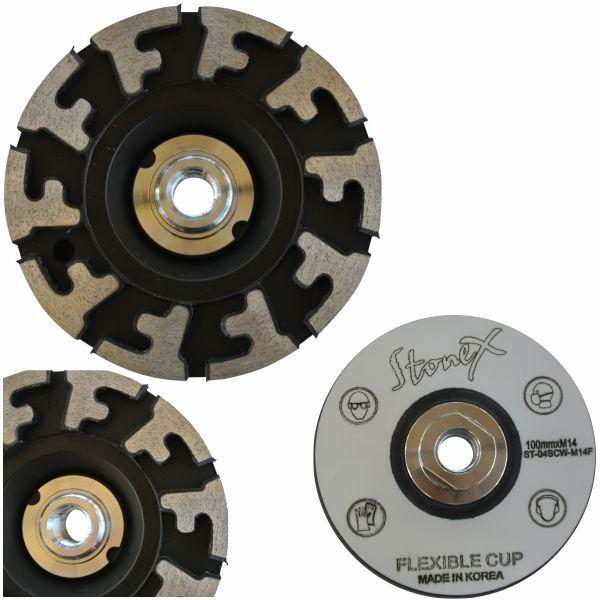 STONEX F Segment Flexible Silent Diamond Cup Wheel