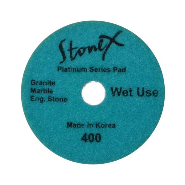 STONEX Wet Dark Face Flexible Polishing Pads - Platinum Series - 100mm