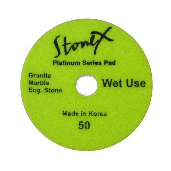 STONEX Wet Dark Face Flexible Polishing Pads - Platinum Series - 100mm