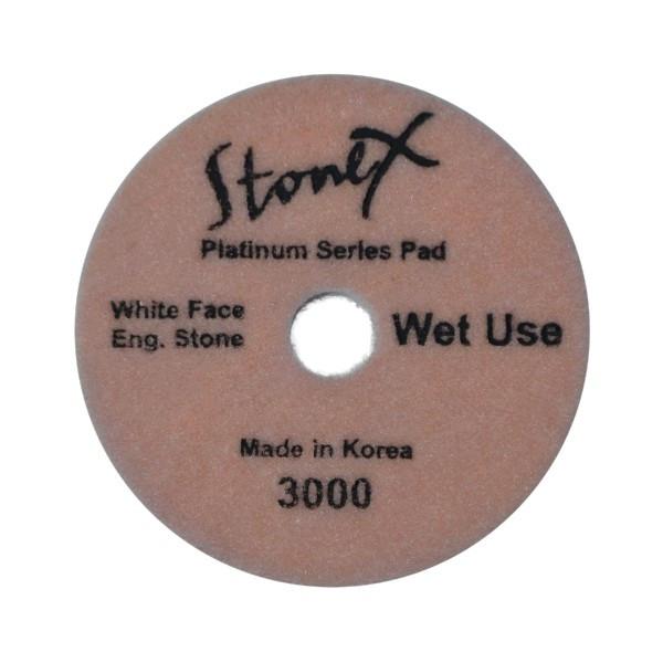 STONEX Wet White Face Engineered Stone Flexible Polishing Pads - Plati