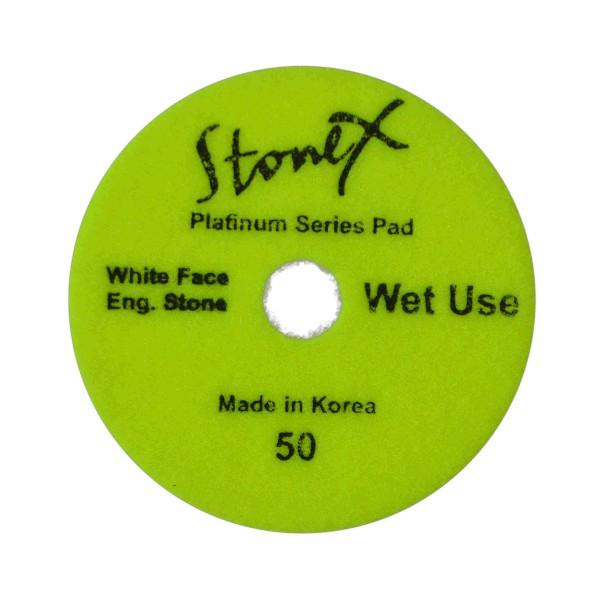 STONEX Wet White Face Engineered Stone Flexible Polishing Pads - Plati