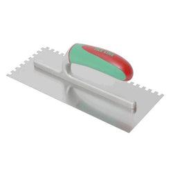 TILELINE Notched Tiling / Flooring Trowel - Stainless Steel - Professional Series