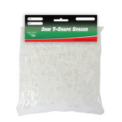 TILELINE Floor and Wall T-Shape Tiling Spacers - 3mm