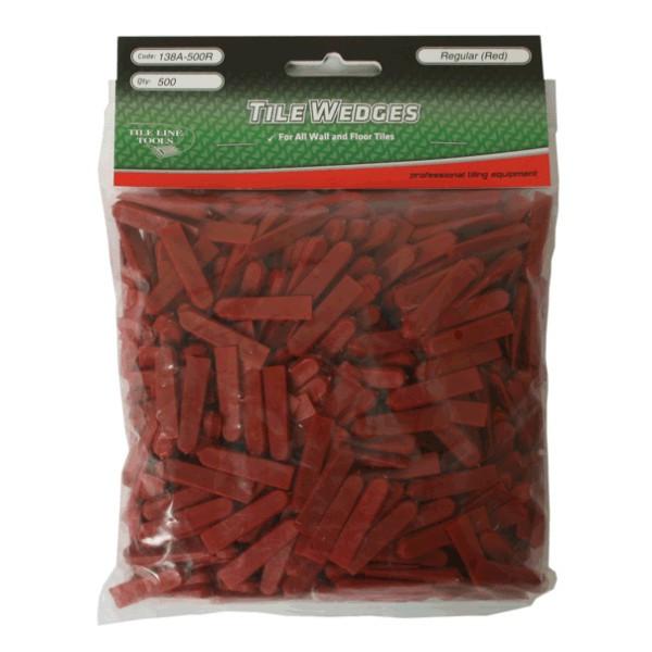 TILELINE Floor and Wall Tile Wedges - 5mm - Red