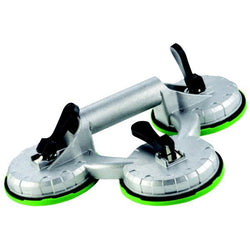 STONEX Single Triple Cup Glass, Tile and Stone Suction Lifter - 125mm Cup